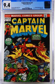 Marvel Comics Captain Marvel #27 CGC 9.4