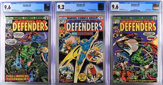 3 Marvel Comics Defenders #27 #28 #29 CGC 9.6 9.2