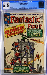 Marvel Comics Fantastic Four #26 CGC 5.5