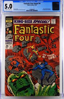 Marvel Comics Fantastic Four Annual #6 CGC 5.0