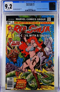 Marvel Comics Red Sonja #1 CGC 9.2