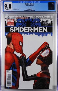 Marvel Comics Spider-Men #2 Variant CGC 9.8