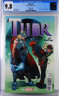 Marvel Comics 2014 Thor #1 Hastings Ed. CGC 9.8