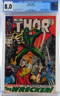 Marvel Comics Thor #148 CGC 8.0