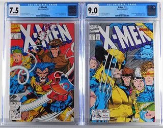2 Marvel Comics X-Men #4 #11 Pressman CGC 7.5 9.0