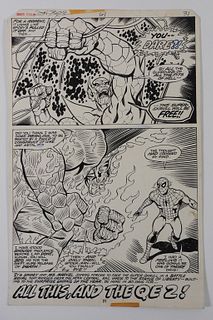 John Byrne Dave Hunt Marvel Team-Up Original Art