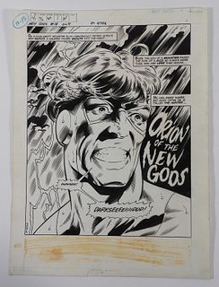 Don Newton Dan Adkins New Gods #14 Original Art
