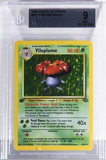 1999 Pokemon Jungle 1st Ed. Vileplume BGS 9