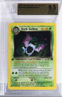 Pokemon Team Rocket 1st Ed. Dark Golbat BGS 9.5