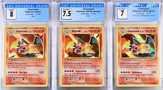 3PC 2016 Pokemon Evolutions Charizard Promo Cards