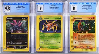 3PC Pokemon Aquapolis CGC Trading Card Group
