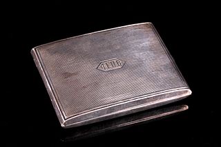Art Deco Sterling Cigarette Case by Kerr & Co.