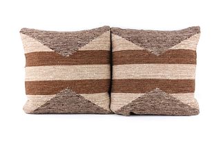 Earth Olas Wool Set of Two Pillows T. Gutierrez