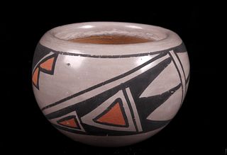 Acoma Pueblo Carmelita Dunlap Polychrome Olla Pot