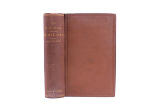 1882 1st Ed The Red Man and the White Man by Ellis
