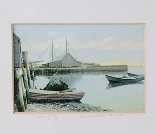 Framed Nantucket Postcard, circa 1920