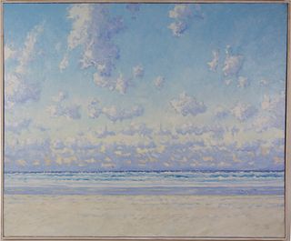 Robert Jones Oil on Canvas "Atlantic Shore II"