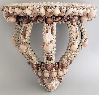 Contemporary Shell Encrusted Wall Bracket