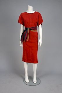 GUCCI SUEDE SHIRT DRESS, 1970s.