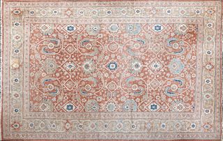 Hand Knotted Wool Peshawar Carpet