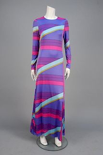 DIANE VON FURSTENBERG PRINTED MAXI DRESS, 1970s.