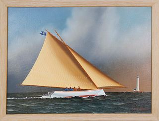 Jerome Howes Oil on Canvas "At the Point"
