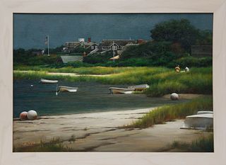 Li Xiao Oil on Canvas "Monomoy Shores"