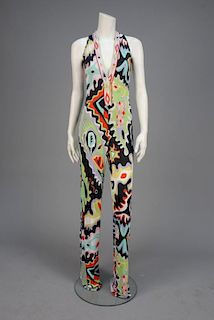 PUCCI PRINTED RAYON JUMPSUIT.