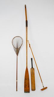 Collection of Antique Sporting Equipment, 19th Century