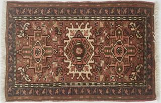 Hand Knotted Wool Turkish Scatter Rug