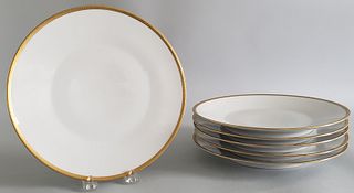 Set of Six Hutschenreuther Hohenberg Porcelain Dinner Plates