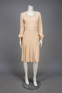 LUIS-MARI CREPE DAY DRESS, 1970s.