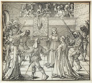 Albrecht Dürer, The Masquerade Dance with Torches, ca. 1516