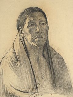 Joseph Imhoff, Untitled (Portrait of Native American Man)