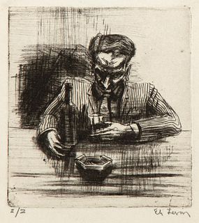 Eli Levin, Untitled (Man at the Bar)