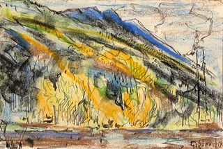 Eric Gibberd, Untitled (Mountain Landscape), 1954