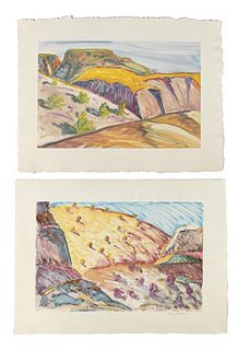 Russell Hamilton, Group of Two Monotypes