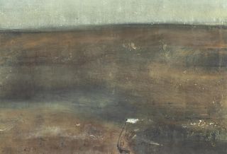 Steven Swanson, Landscape with White Flag #4, 1990