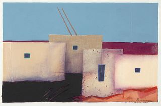Dan Namingha, Desert Dwelling, 1986