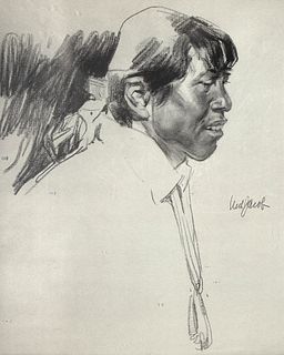 Ned Jacob, Portrait of Raymond Nieto, ca. 1970