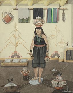 Rafael Medina, Girl's Initiation: A Corn Grinding Rite, 1977