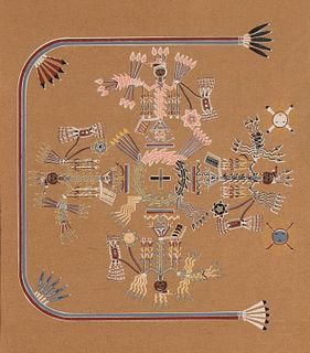Gladys A. Reichard, Six Prints from Navajo Medicine Man