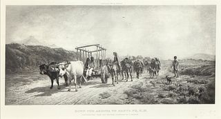 Peter Moran, Down the Arroya to Santa Fe, N.M., 1893