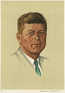 Norman Rockwell, John F. Kennedy, ca. 1960