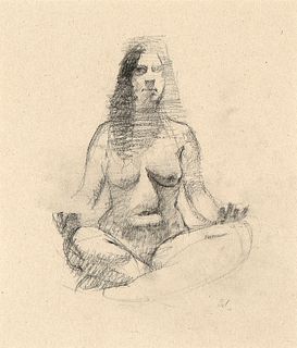 David Leffel, Untitled (Nude Figure), 2000