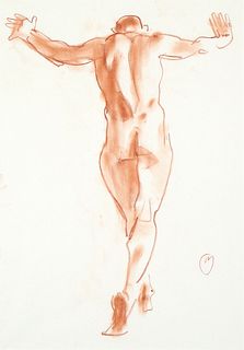 Ned Jacob, Untitled (Standing Nude Figure)