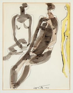 Janet Lippincott, Untitled (Figure Study), 1966