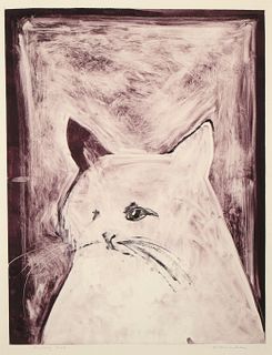 Fritz Scholder, Posing Cat