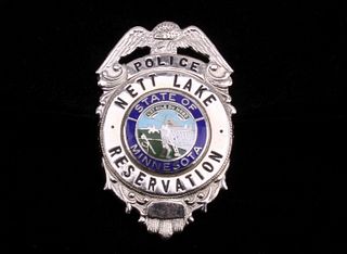 Nett Lake Reservation Police Badge Minnesota