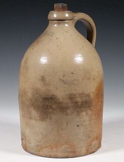STONEWARE JUG, M. CRAFTS & CO. WHATELY, MA